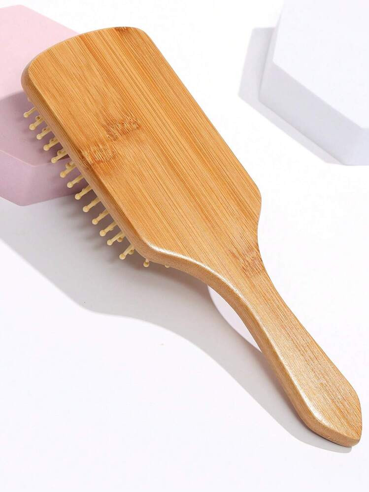1pc Bamboo Airbag Massage Hairbrush Hair Brush Comb | SHEIN