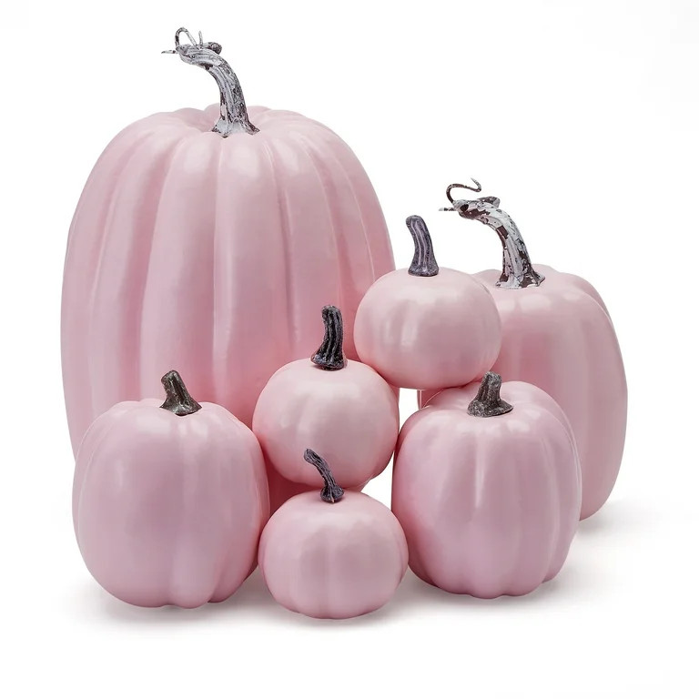 7Pcs Thanksgiving Artificial Pumpkin Home Decoration Sets, Artificial Vegetables Pumpkin for Fall... | Walmart (US)