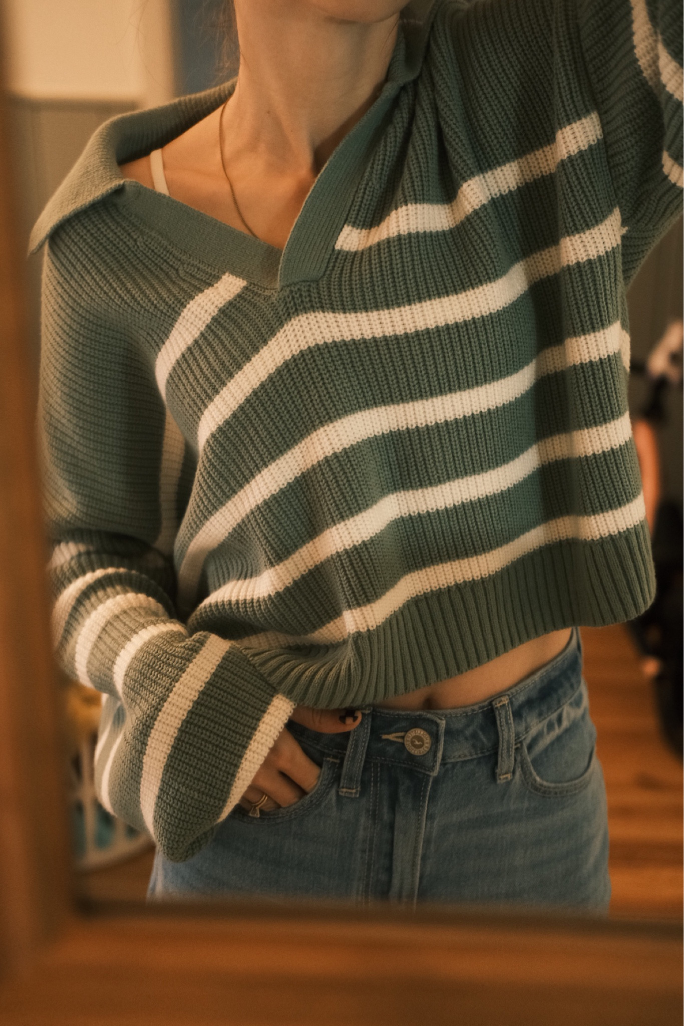 Decided to stop caring about what people think and keeping up with trends. Dressing for me ✌🏻🖤

P.S. pullover and jeans are both on sale.

#LTKsalealert #LTKstyletip