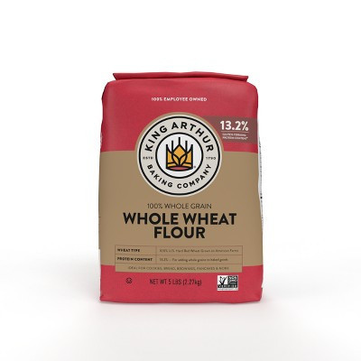 King Arthur Flour Whole Wheat Flour - 5lbs | Target