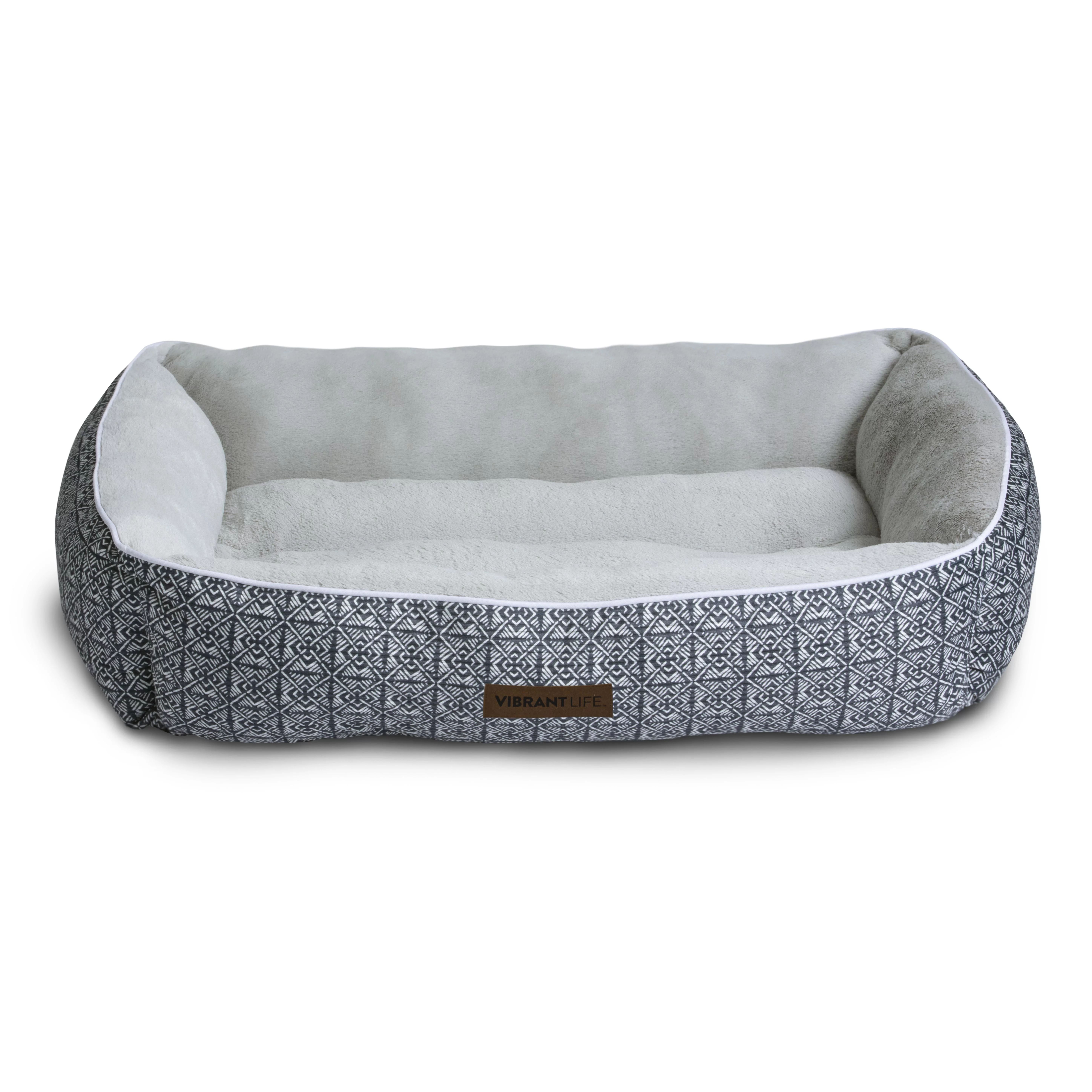 Vibrant Life Lounger Pet Bed, Large, 36" x 27" | Walmart (US)