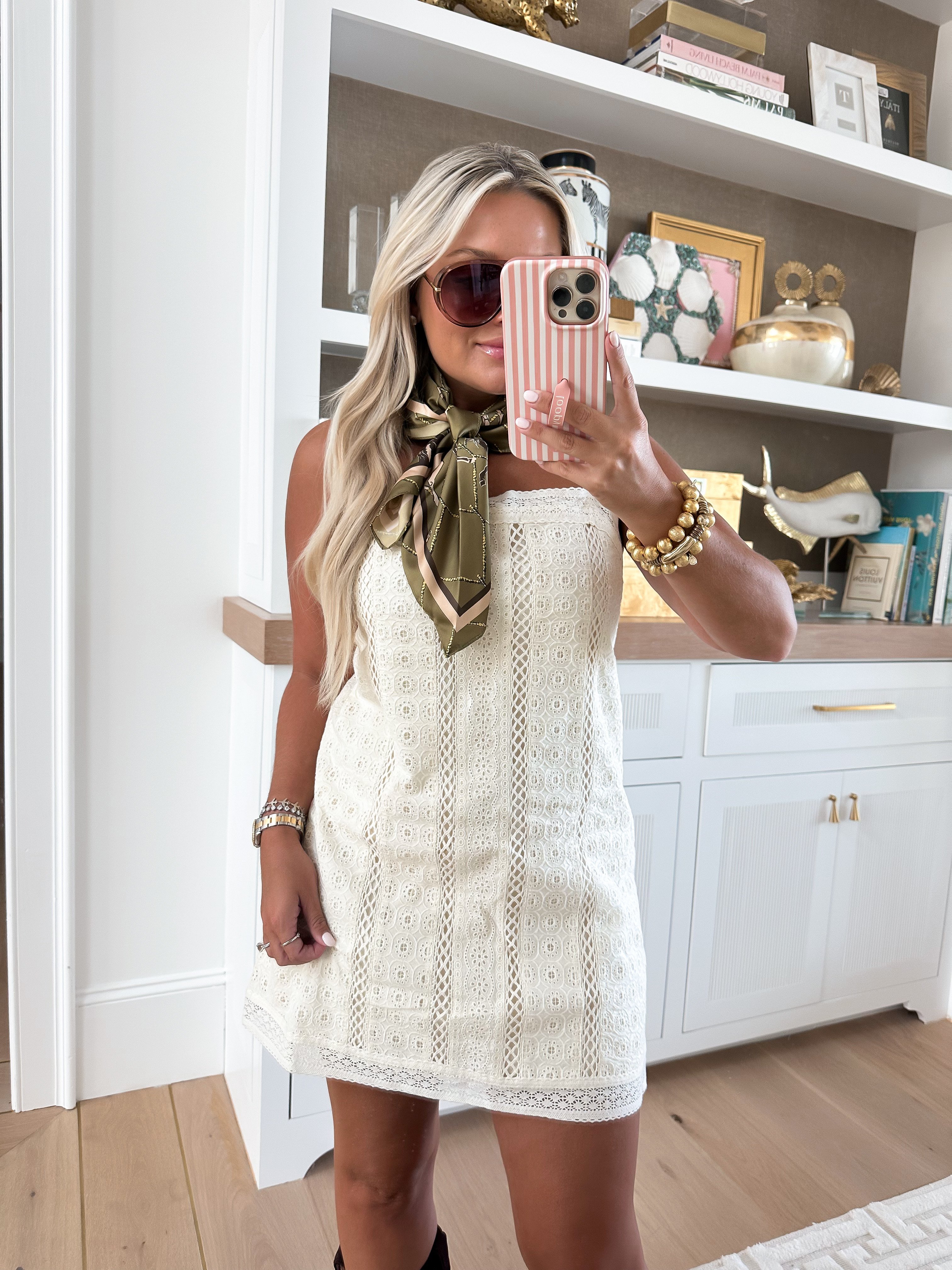 Wearing a size small petite in this dress. Loopy case code: WHITNEYNRIFE 

#LTKStyleTip #LTKSeasonal #LTKFindsUnder50