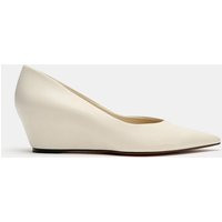 Zara - Wedge-Heel Shoes - Off White - 10 - Woman | Zara US
