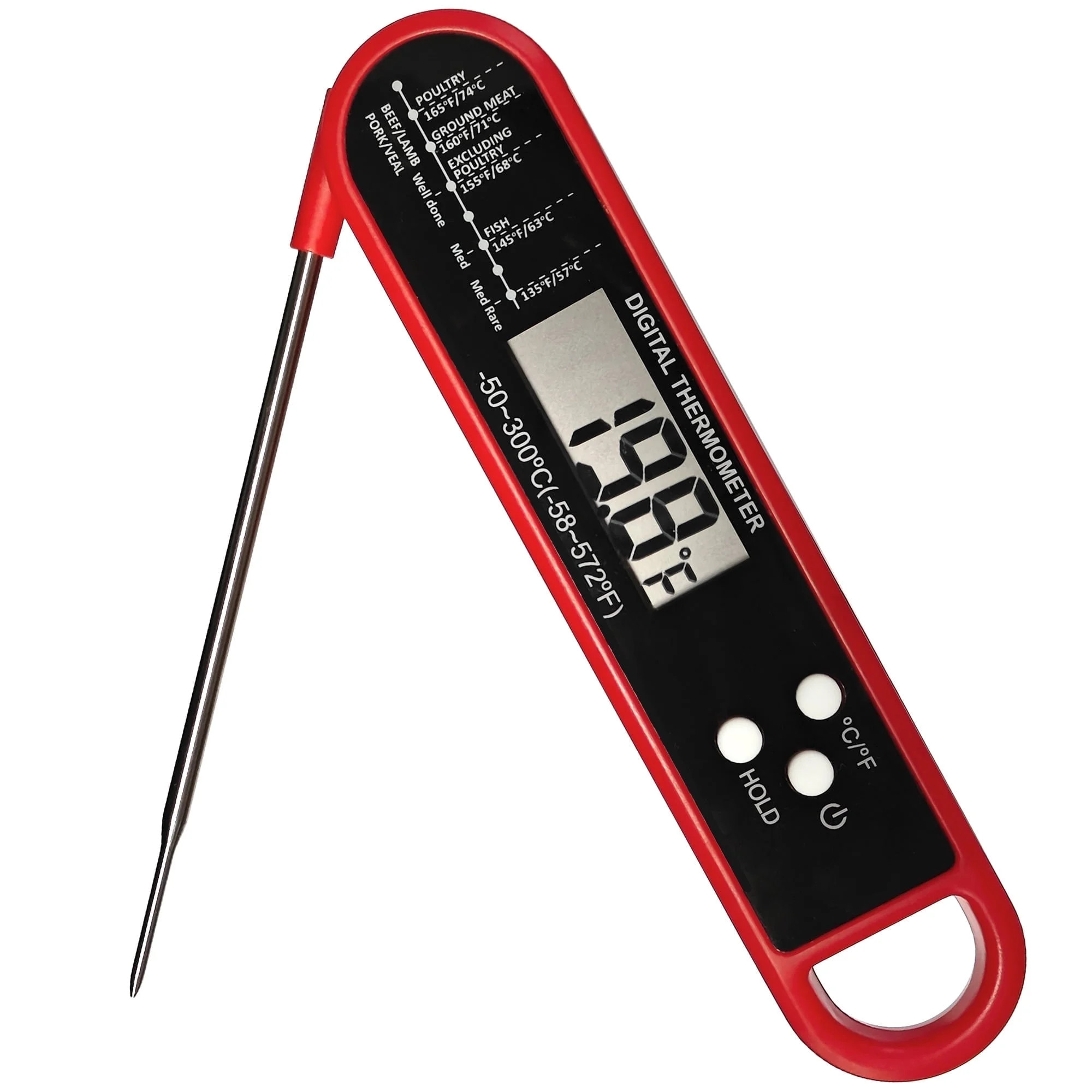 DAYBETTER Digital Meat Thermometer, Read Digital Food Thermometer with Probe, for Cooking | Walmart (US)
