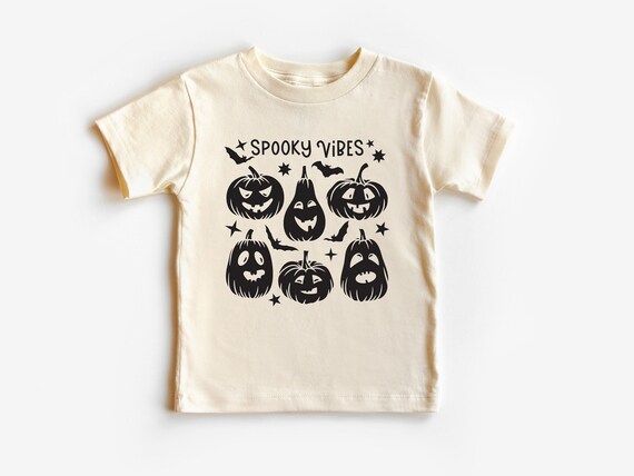 Spooky Vibes Toddler Shirt® Halloween Onesie® Fall Baby - Etsy | Etsy (US)