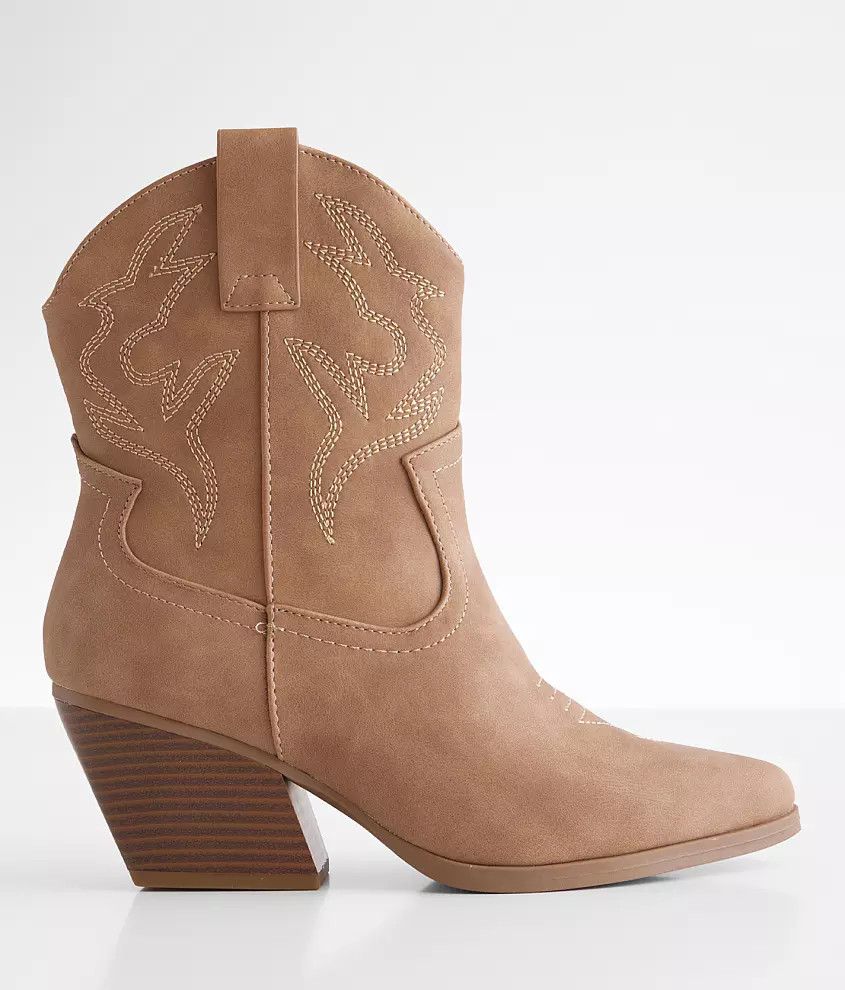 Blazing Western Ankle Boot | Buckle