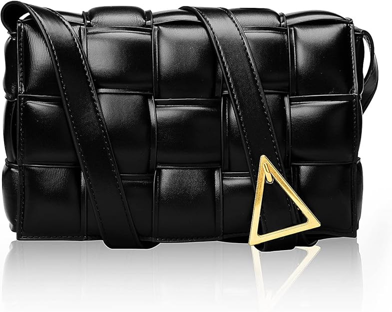 ZooLLyn Woven Padded Cassette Crossbody Trend Shoulder Bag for Women Clutch Bag Square Purse Hand... | Amazon (US)