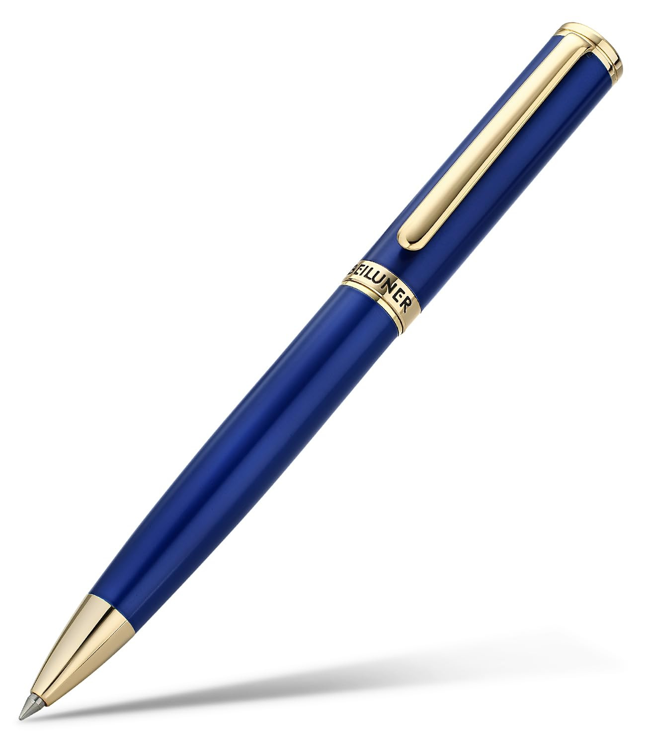 BEILUNER Blue Lacquer Gel Pen - Stunning Luxury Pen with 24K Gold Finish, ADMOK Black Refill, Exe... | Amazon (US)