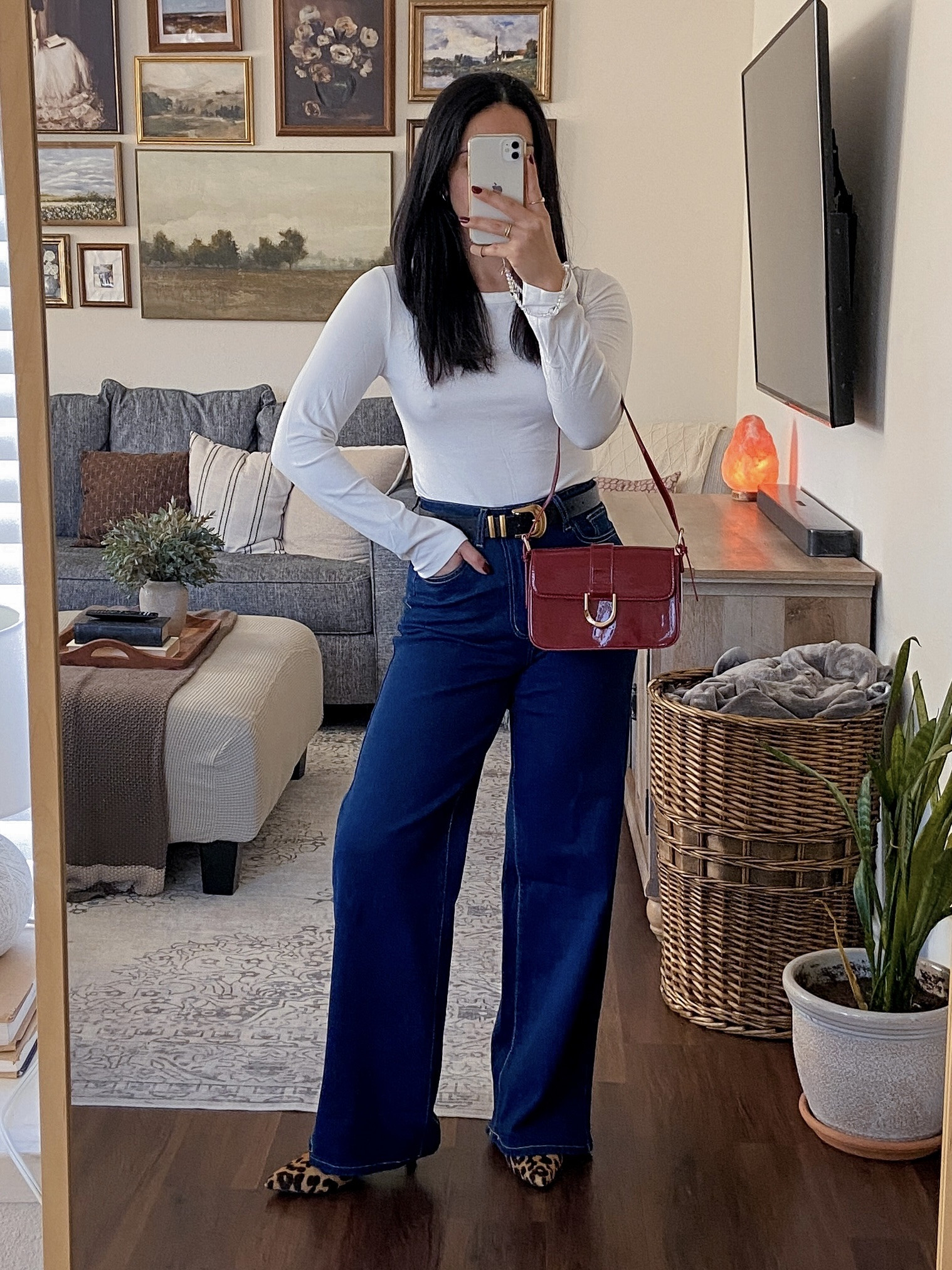 wearing this bodysuit in a size large and it fits true to size. it's a solid wardrobe staple and layering piece! ❤️ amazon bodysuit outfit, amazon jeans outfit, leopard pumps outfit, burgundy fall purse outfit, fall fashion 2025, chic fall outfit ideas, autumn outfit inspiration, trendy fall style, casual chic fall look, amazon fall fashion finds, cozy fall fashion, fall wardrobe staples, stylish leopard shoes outfits, amazon fashion finds, fall outfit aesthetic, fall date outfit, cute fall outfits, fall street style inspo, everyday fall outfit, classic fall neutrals, casual fall outfit, pointed toe pumps styling, autumn fashion essentials, pinterest-inspired fall outfit, trendy purse outfit, fall handbag ideas, trendy pumps styling, fall accessories inspo, amazon shoe finds, autumn accessory staples  

 #LTKCyberWeek #LTKGiftGuide #LTKHoliday