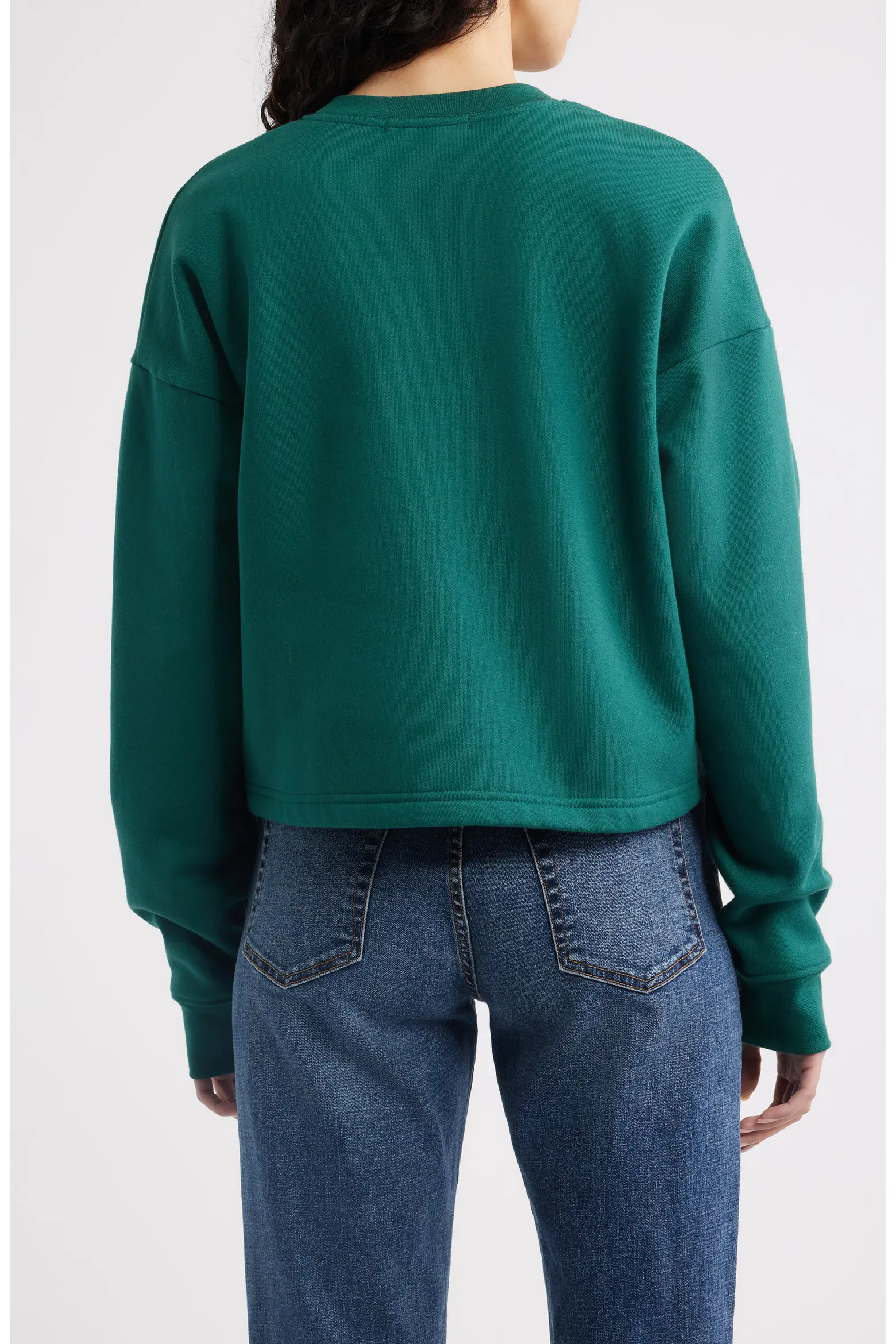 The Collegiate Logo Crop Sweatshirt (Women) | Nordstrom | Nordstrom