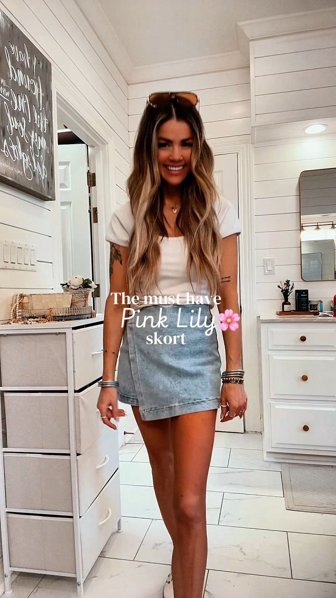 This skort is a closet must and fits perfectly true to size! @pinklily  

#LTKSpringSale #LTKootd #LTKSeasonal