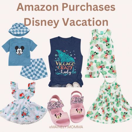 Recent Amazon purchases for upcoming Disney trip 

#boys #girls #toddler #kids #baby #family #dress #summer #summerdress #rompers #babyromper #babyboys #checkered #mickey #mickeymouse #ariel #littlemermaid #disney #disneyvacation #disneytrip #vacation #familyvacation #trip #travel #outfits #outfitoftheday #ootd #moms #momoutfit #moana #trending #trends #bestsellers #favorites #popular #sandals #minniemouse #girlsandals

#LTKKids #LTKBaby #LTKFamily