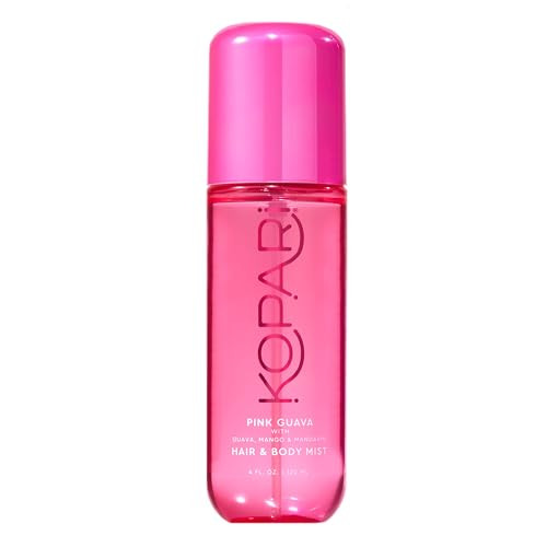 Kopari Pink Guava Hair & Body Mist – Guava, Mango, Mandarin, Coconut, Vanilla & Sandalwood Scent, Long-Lasting Clean Fragrance Spray, Vegan & Cruelty-Free, 4 oz | Amazon (US)
