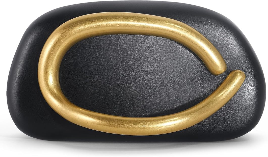 Clutch Purses for Women Formal, PU Leather/Marble Acrylic Evening Bags with Chain, Trendy Metal H... | Amazon (US)