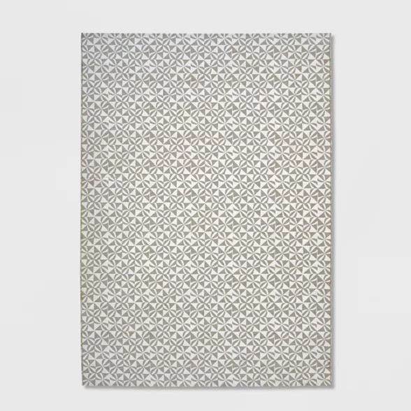 Cameo Outdoor Rug Gray/White - Opalhouse™ | Target