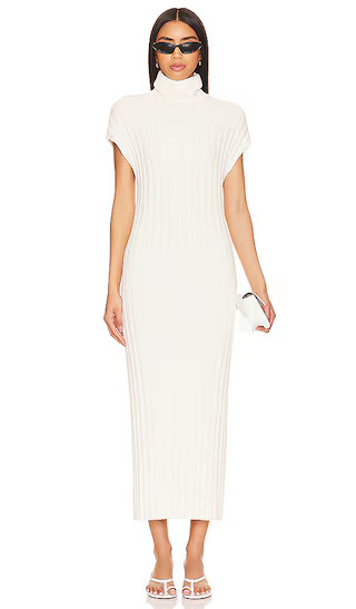 x REVOLVE Mili Boucle Midi Dress in Cream | Revolve Clothing (Global)