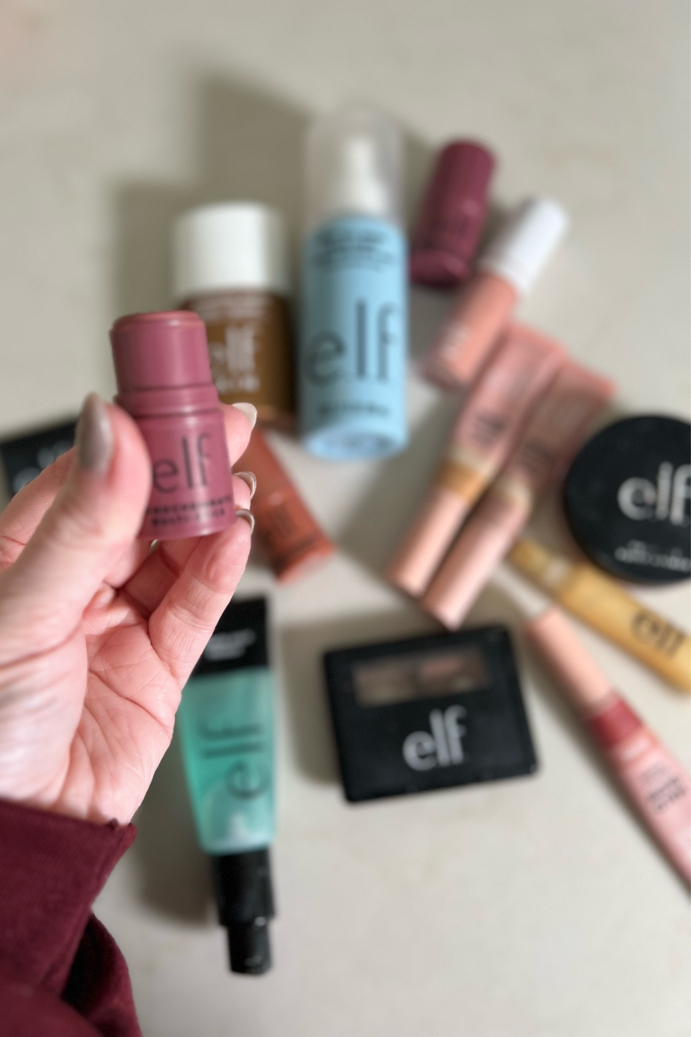 Favorite elf cosmetics dupes. 

1. Elf Bronzing Drops
    * Dupe for: Drunk Elephant D-Bronzi Anti-Pollution Sunshine Drops
    * Why it's loved:
        * Adds a natural, sun-kissed glow to the skin
        * Can be mixed with moisturizer or foundation for customized bronze
        * Fraction of the price of Drunk Elephant's version
        * Contains skin-loving ingredients like hyaluronic acid
2. Elf CC Cream
    * Dupe for: IT Cosmetics CC+ Cream
    * Why it's loved:
        * Provides good coverage while feeling lightweight
        * Offers SPF 30 protection
        * Contains nourishing ingredients like niacinamide and hyaluronic acid
        * Available in a range of shades at a budget-friendly price
3. Elf Power Grip Primer
    * Dupe for: Milk Makeup Hydro Grip Primer
    * Why it's loved:
        * Creates a tacky base that helps makeup last longer
        * Hydrates skin with hyaluronic acid
        * Gives a subtle glow without shimmer
        * Performs similarly to its high-end counterpart at a fraction of the cost
4. Elf Halo Blush and Halo Contour
    * Dupes for: Tarte Blush tape and Glow Tape. 
    * Why it's loved:
        * Creamy, blendable formula that melts into skin
        * Buildable color payoff
        * Long-lasting wear
        * Available in a variety of flattering shades
5. Elf Glow Reviver Lip Oil
    * Dupe for: Dior Lip Glow Oil
    * Why it's loved:
        * Provides hydration and a glossy finish
        * Contains nourishing ingredients like jojoba oil and vitamin E
        * Offers a subtle tint of color
        * Much more affordable than the luxury alternative  

#LTKGiftGuide #LTKBeauty #LTKCyberWeek