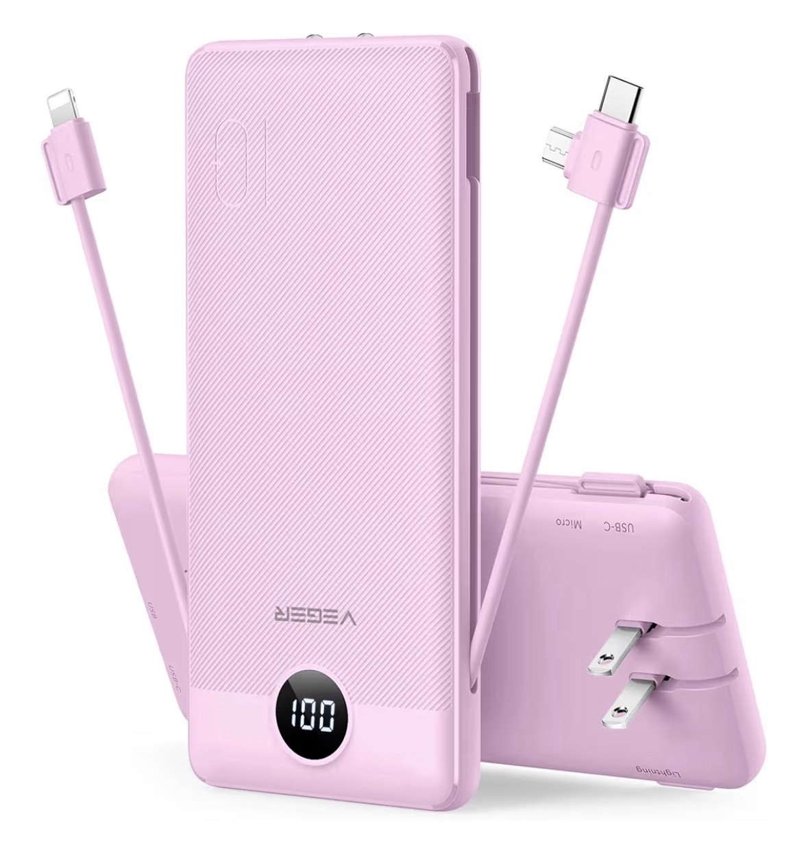 My FAVORITE Portable Charger is on SALE! 

⭐️ It plugs directly into the wall. 
⭐️ Has multiple cords already attached. 
⭐️ Even if you need another type of charger there are ports to plug into the bottom. 
⭐️ It tells you the charge life. 🙌🏻

This charger is ALWAYS in my purse or travel bag, it goes everywhere with me. 

#charger #portablecharger #favorite #travel 

#LTKFindsUnder50 #LTKSaleAlert #LTKTravel
