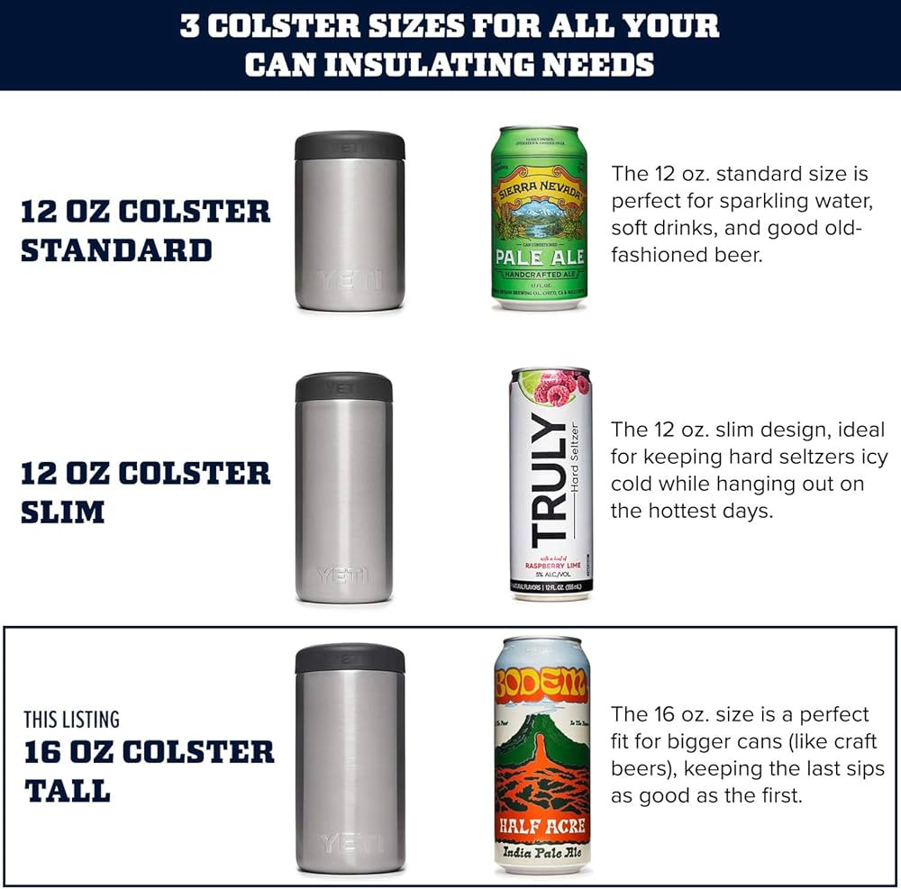 YETI Rambler 16 oz. Colster Tall Can Insulator for Tallboys & 16 oz. Cans | Amazon (US)