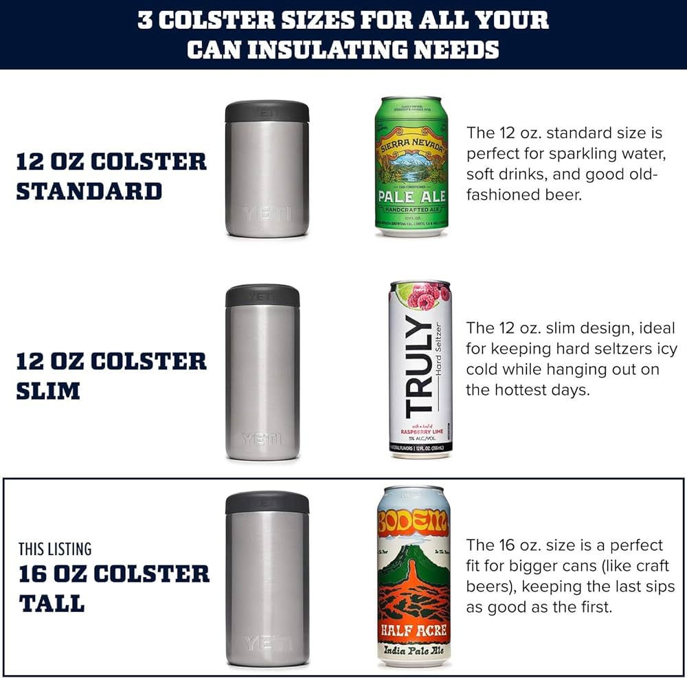 YETI Rambler 16 oz. Colster Tall Can Insulator for Tallboys & 16 oz. Cans | Amazon (US)