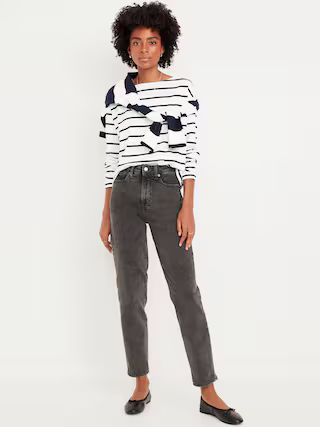 High-Waisted OG Straight Ankle Jeans | Old Navy (US)