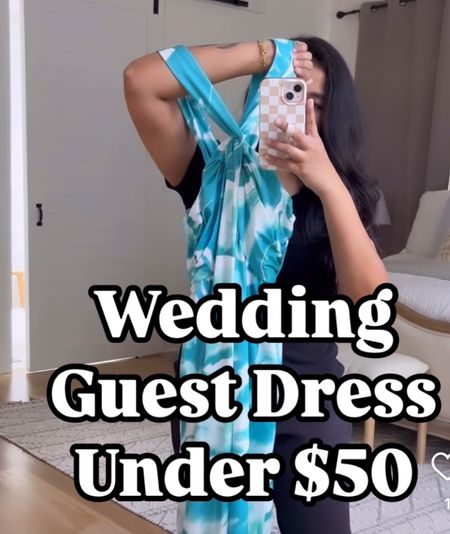 Amazon wedding guest dress under $50 #amazonfashion #amazonfinds #weddingguestdress 

#LTKFindsUnder50 #LTKStyleTip #LTKWedding