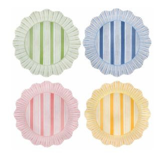 Cabana Stripe Melamine Dinner Plate, Set of 4 | Bloomingdale's (AU)