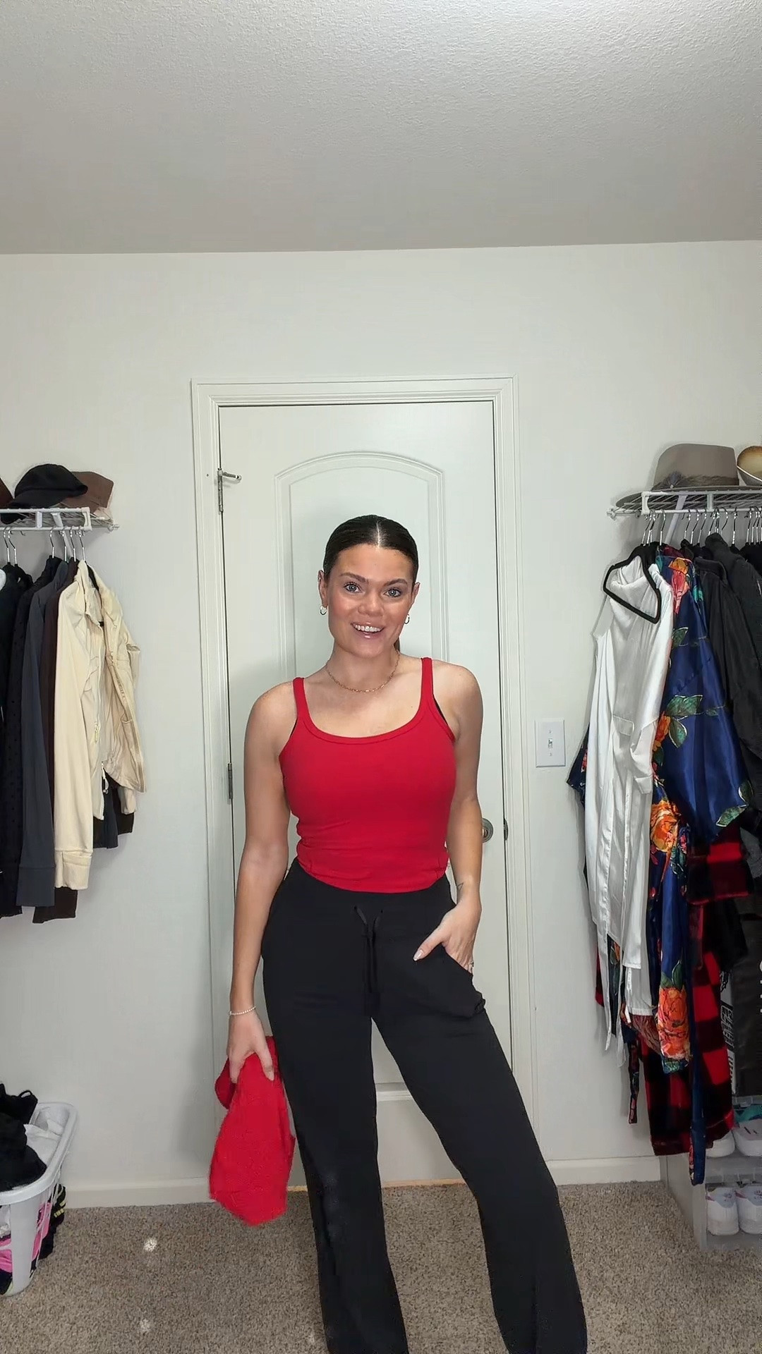 Groove wide leg pants and align scoop neck tank

#LTKdayinmylife #LTKActive #LTKgrwm
