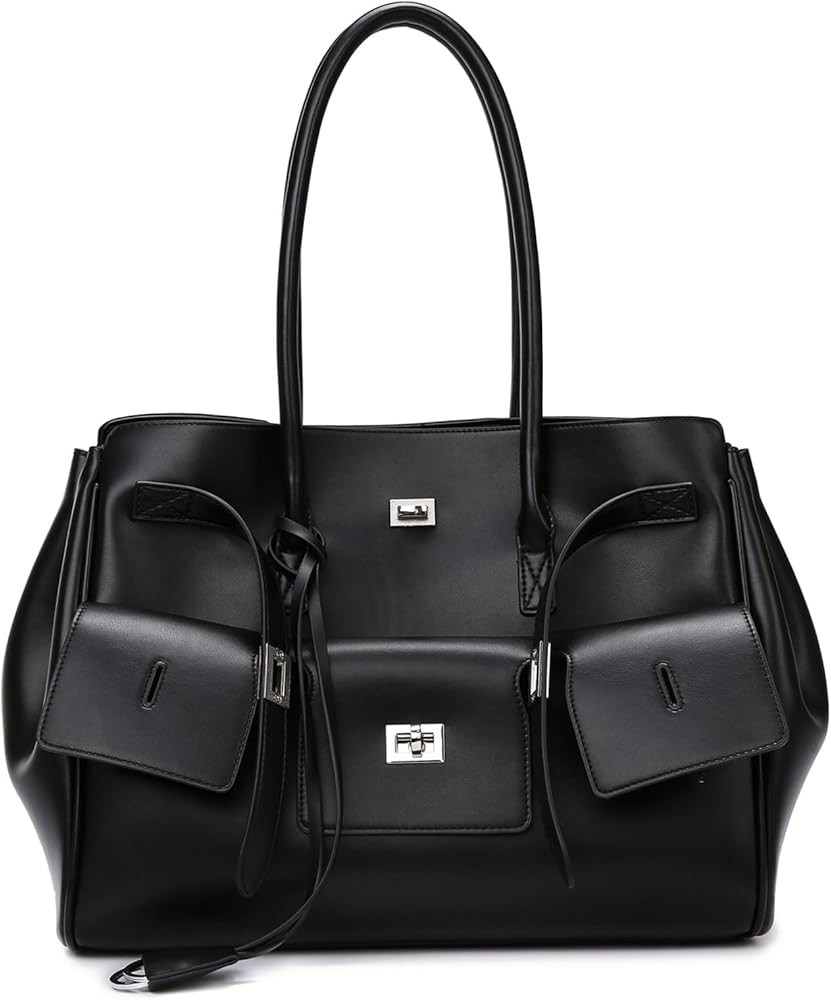 BXCNCKD Women's tote bag simple single shoulder large capacity single shoulder bag fashionable re... | Amazon (US)