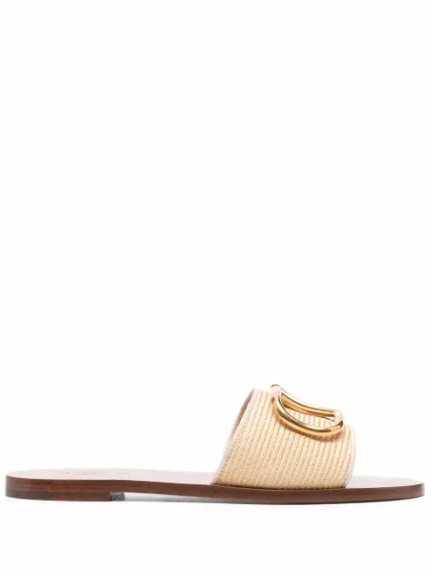 VLogo slide sandals | Farfetch (US)