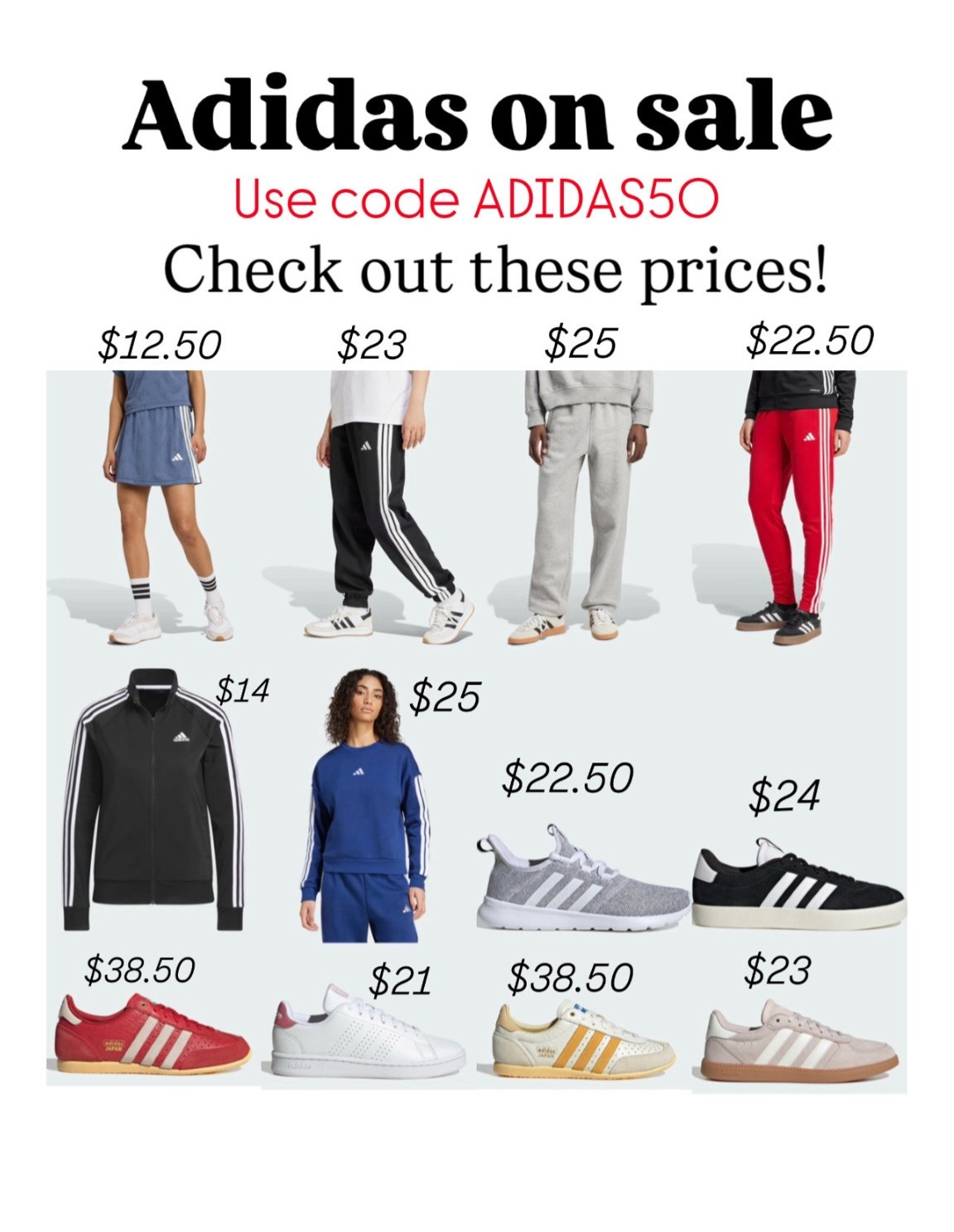 Adidas on sale
Use code ADIDAS50


#LTKSaleAlert #LTKFindsUnder50 #LTKCyberWeek