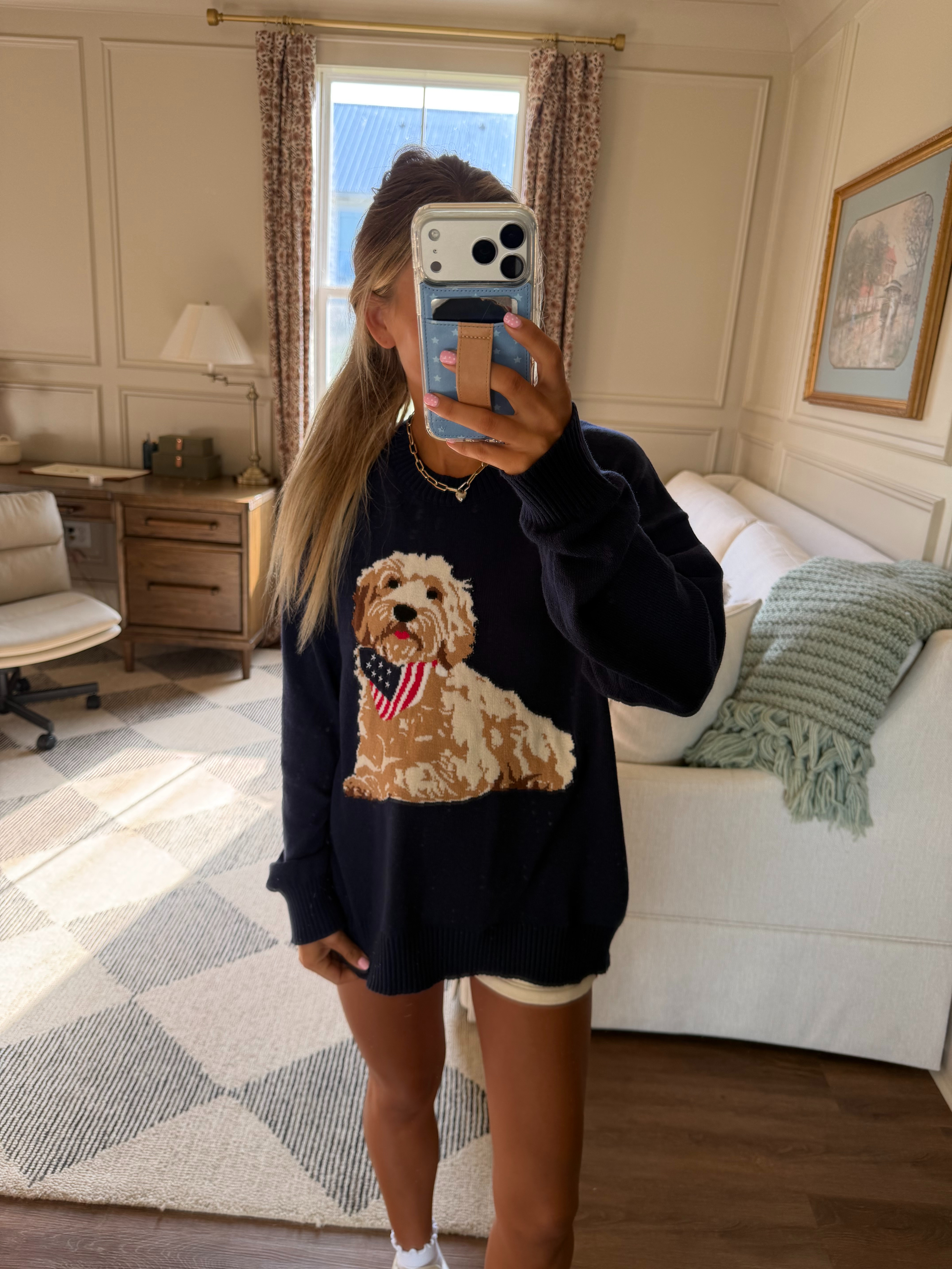 This sweater from @target is perfect for summertime, fourth of july, etc! 

summer l sweater l target  

 