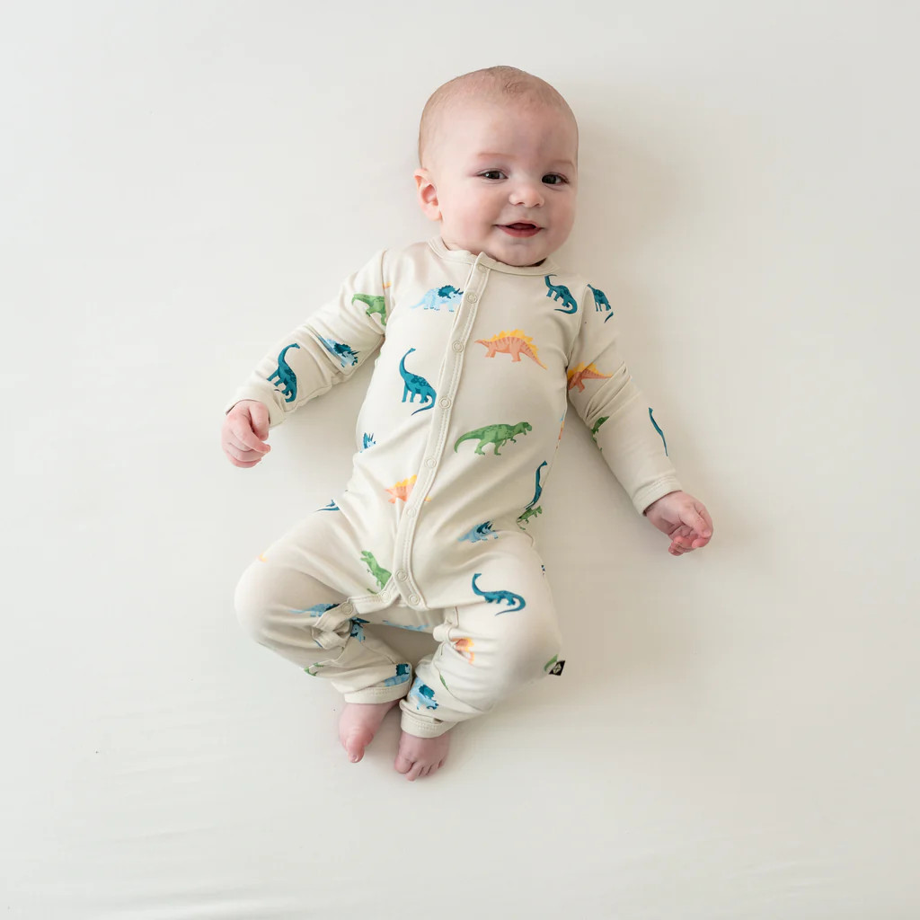 Romper in Ecru Roar | Kyte Baby