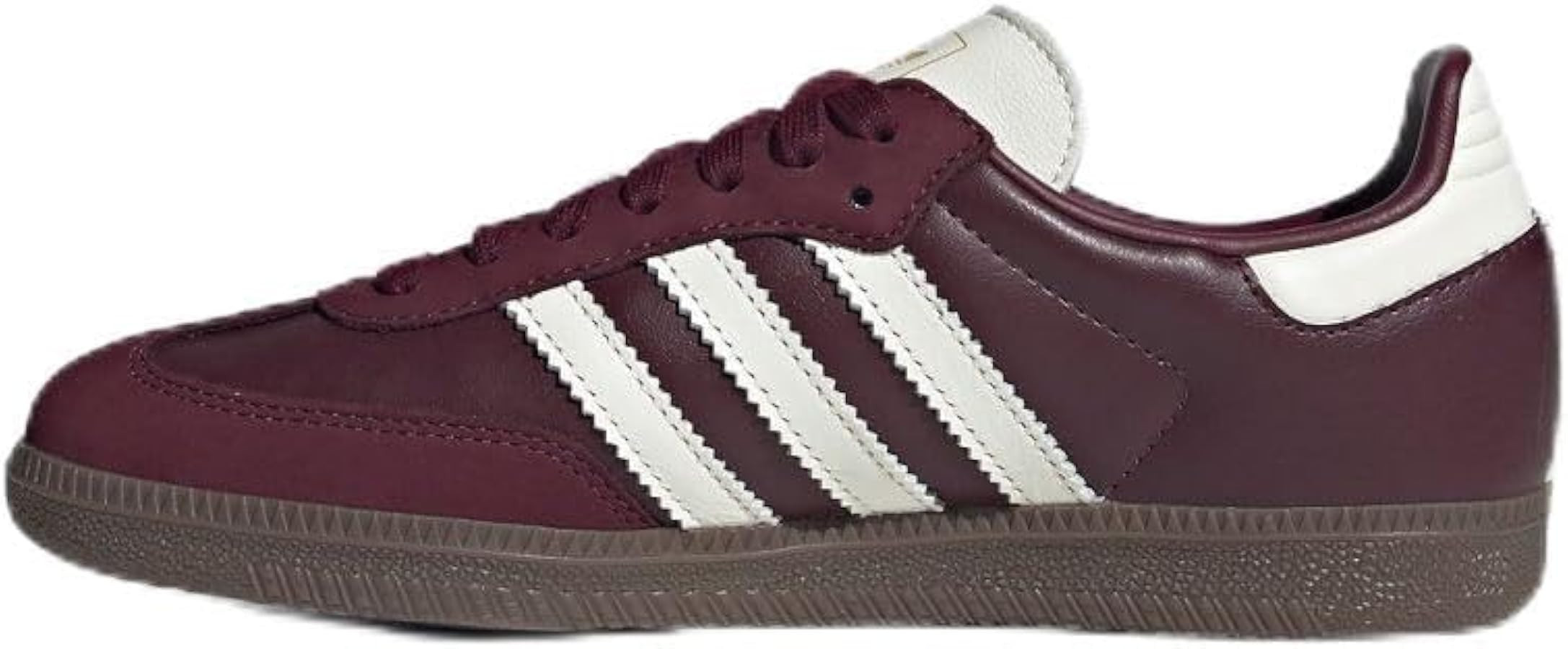 Adidas Women's Samba OG W MaroonOff White/Gum 3 10 US | Amazon (US)