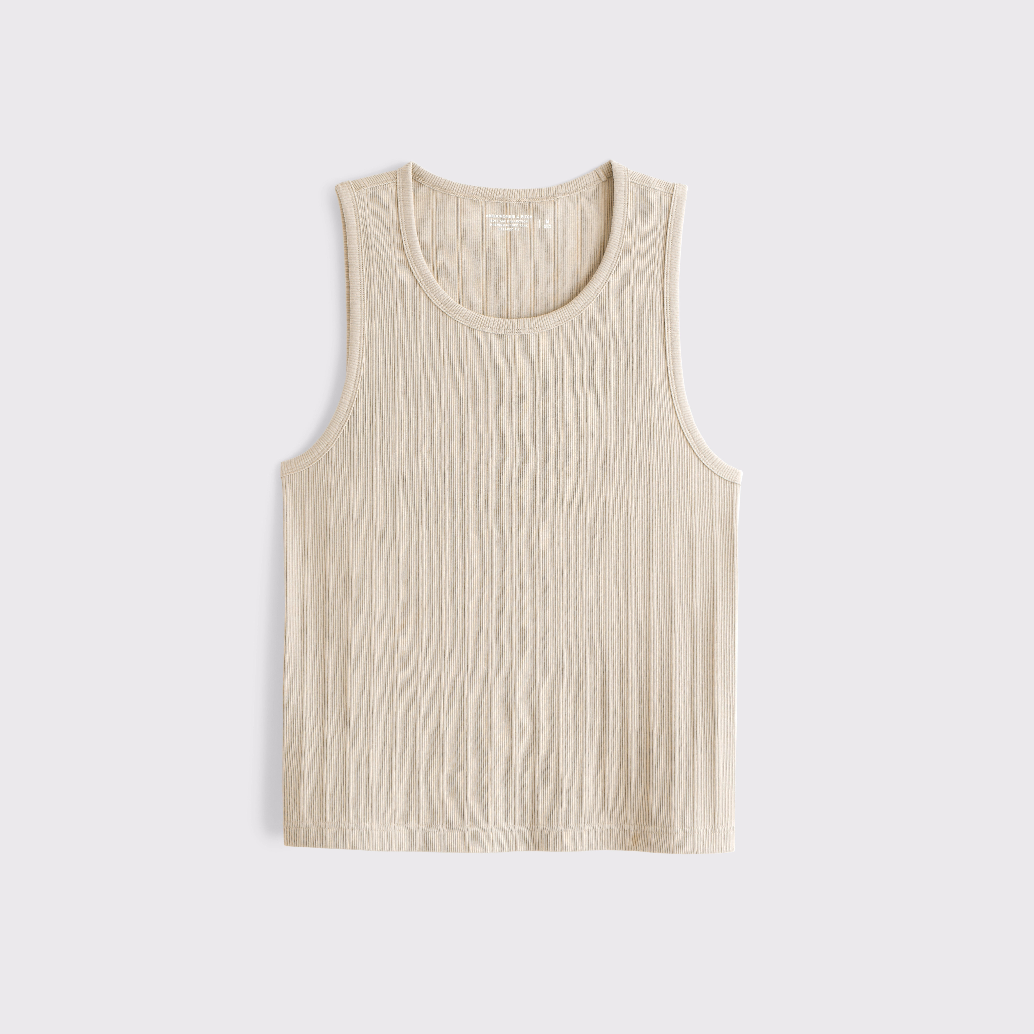Premium Ribbed Tank | Abercrombie & Fitch (US)