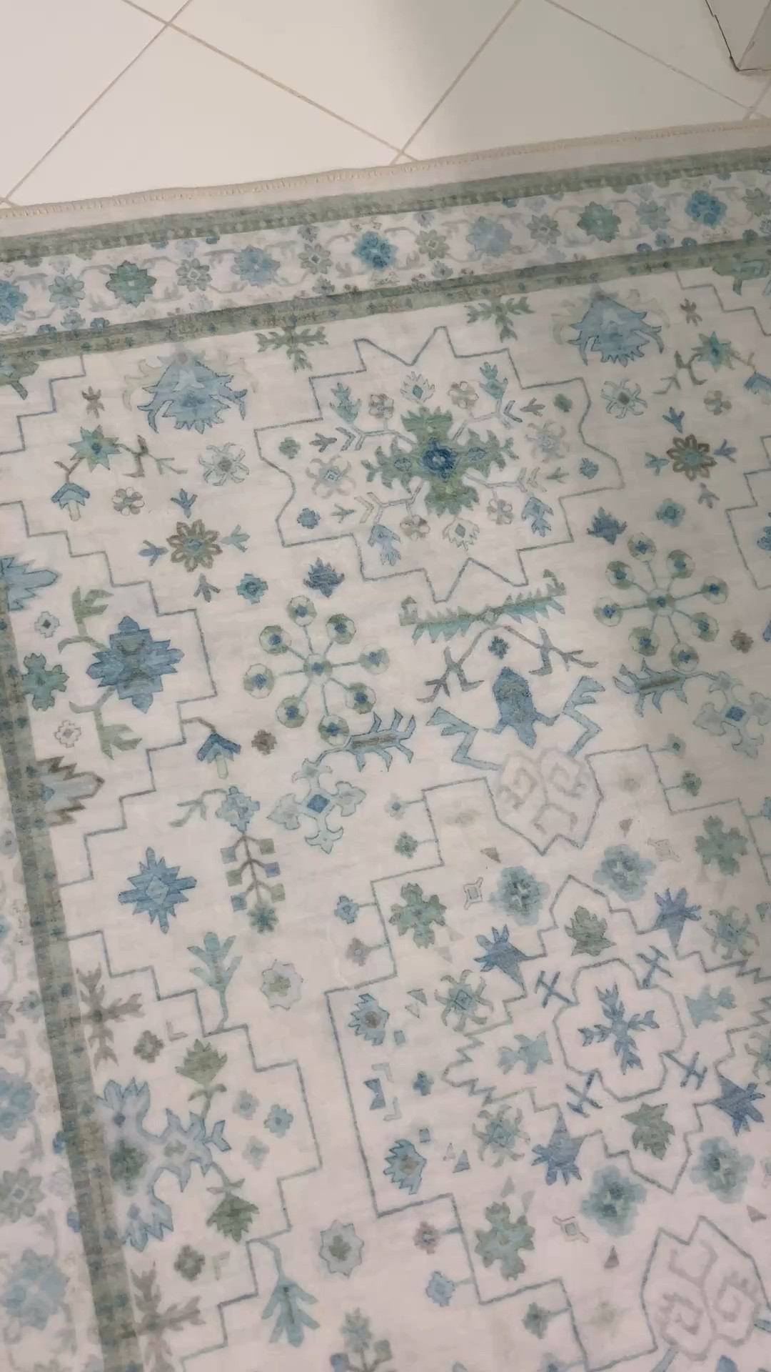 $27 for this runner. Love that it’s low pile and rubber backing. Perfect accent rug to help hide this tile floor  

#LTKHome #LTKdayinmylife #LTKvlog