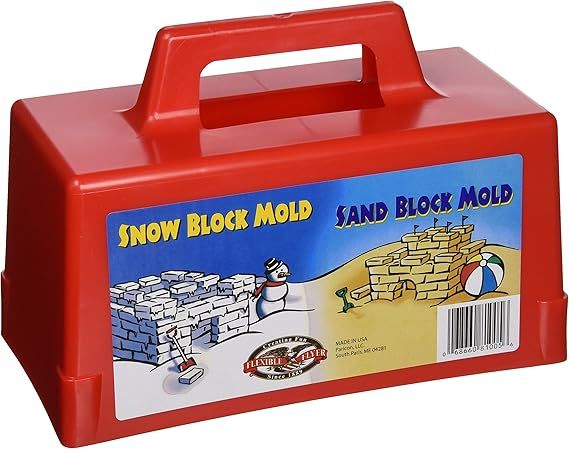 Flexible Flyer Snow Fort Building Block, Sand Castle Mold, Beach Toy Brick Form, 1 Mold (605) | Amazon (US)