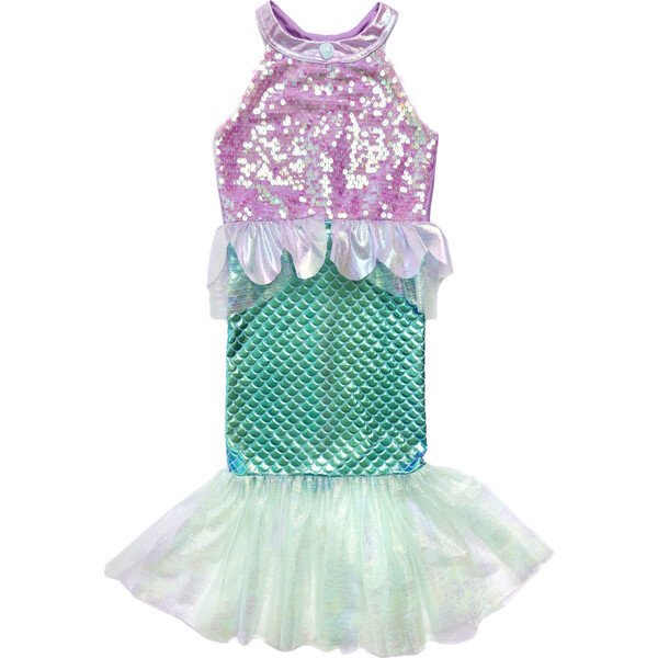 Misty Mermaid Dress, Pink/Blue, | Maisonette