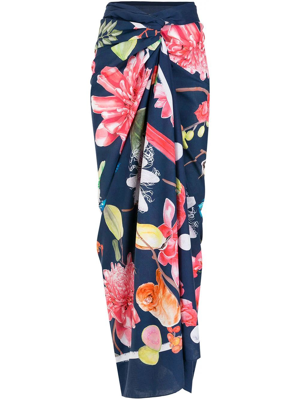 Isolda floral-print Cotton Sarong - Farfetch | Farfetch Global