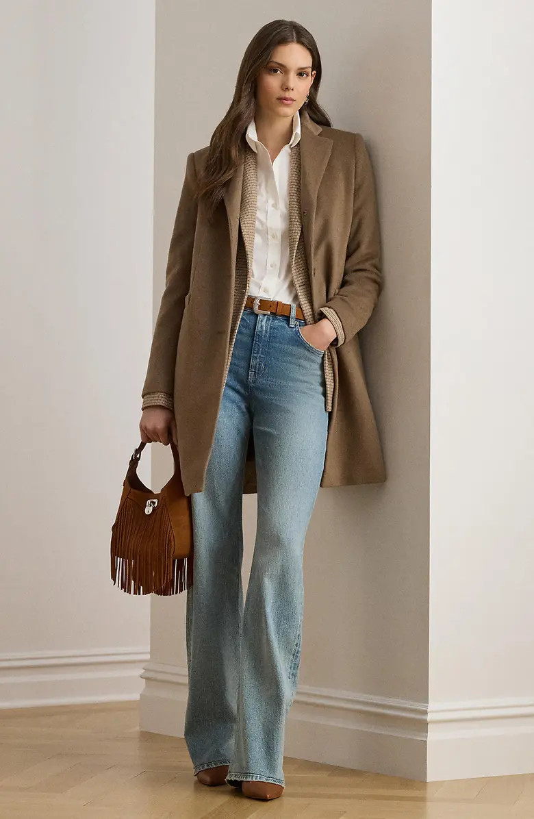 Longline Wool Blend Coat | Nordstrom