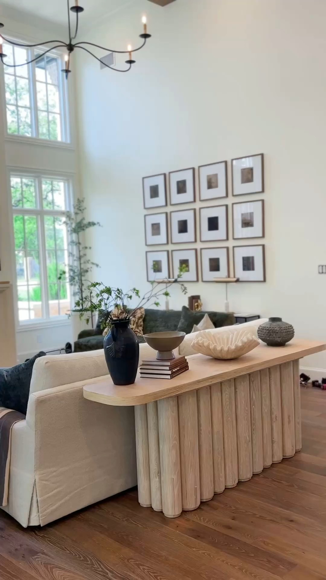 Living Room links! Includes sofa table, side tables, lamps, and more. Sofas are custom made. The moss green is by CR Lane and the white sofa is custom by Sherrill Furniture. 

#LTKBump #LTKHome #LTKFamily