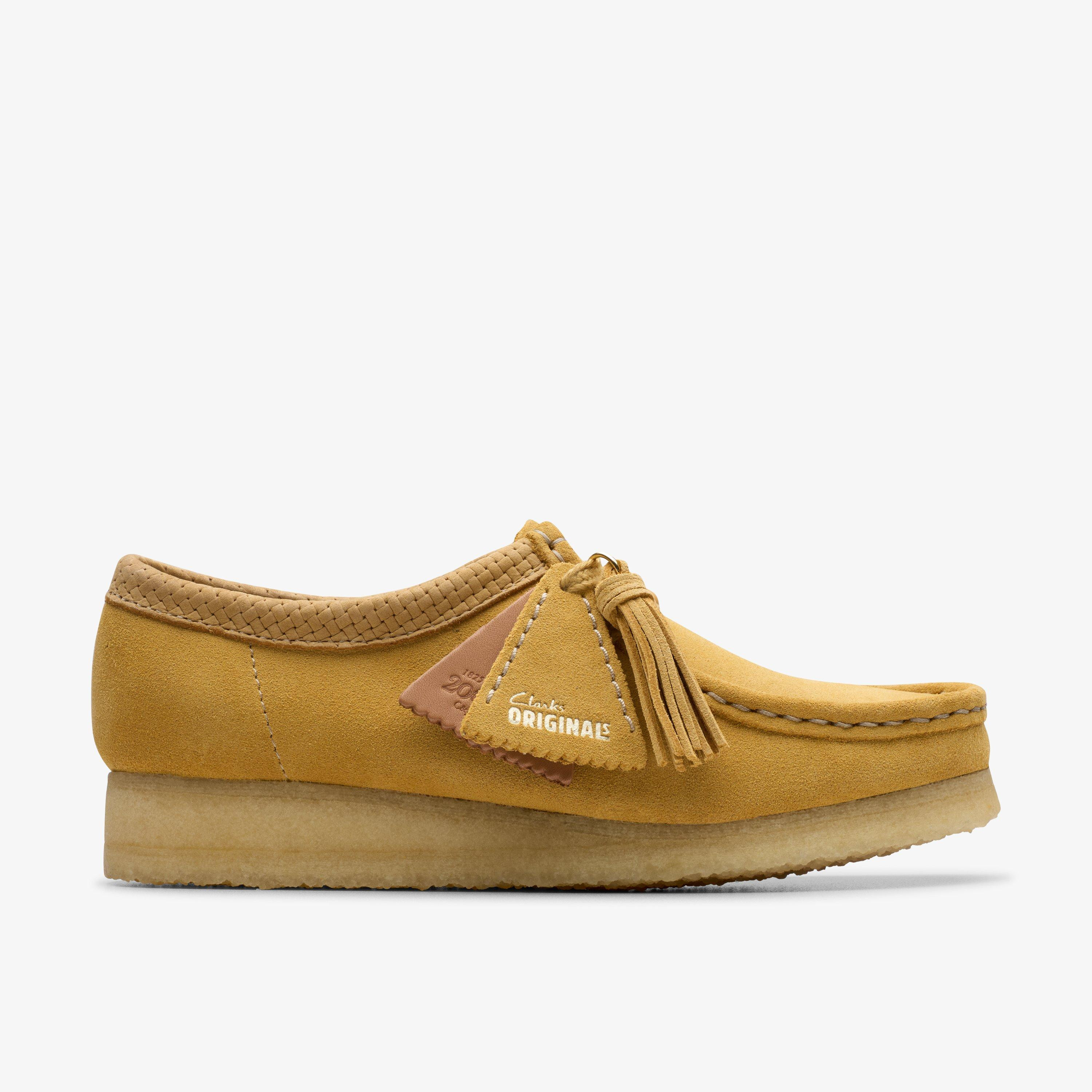 Womens Wallabees™ Golden Tan Suede | Clarks | Clarks (US)