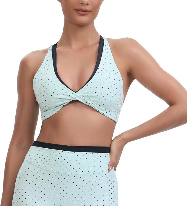 Aoxjox Metamorph Sienna Twist Sports Bra | Amazon (US)