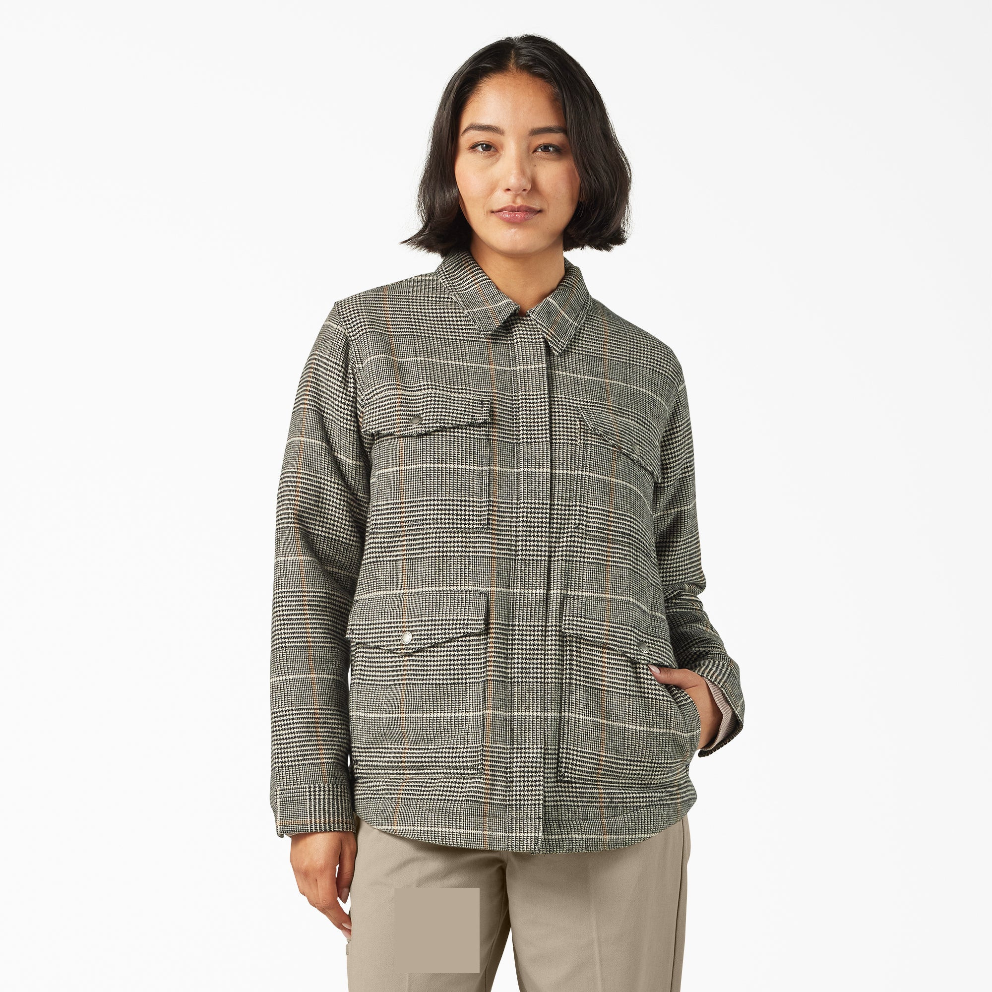 Women’s Fleece Lined Flannel Chore Coat | Dickies