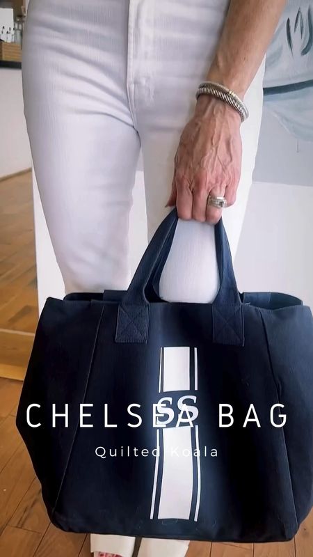 This fabulous Chelsea Bag from Quilted Koala is everything you want in a spring bag!  It’s roomy and has a side pocket, it has two handles so you can carry it or throw it over your shoulder and it can be monogrammed!  It would make the perfect Mother’s Day gift!  I paired my navy bag with white Mother Denim jeans, Gucci sandals, a striped tee from Perfect White Tee and a sweater over my shoulders from Brochu Walker!


#LTKitbag #LTKGiftGuide #LTKfindsunder100