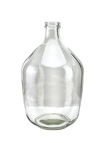 Serene Spaces Living Clear/Brown Tall Vase, Bottle Glass Vase, Elegant Home Decor for Fresh or Dried Flowers, Perfect for Living Rooms, Dining Areas, and Centerpieces (Large- Pack of 1) | Amazon (US)