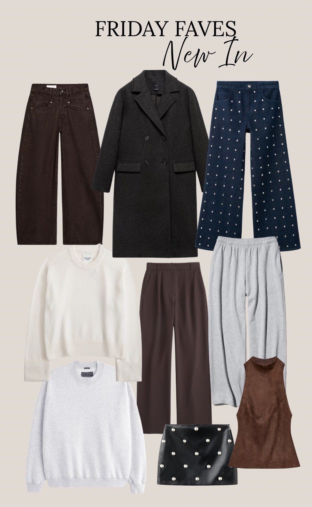 this weeks Friday faves 🤍🤍 

#LTKjeans #LTKwinter #LTKuk