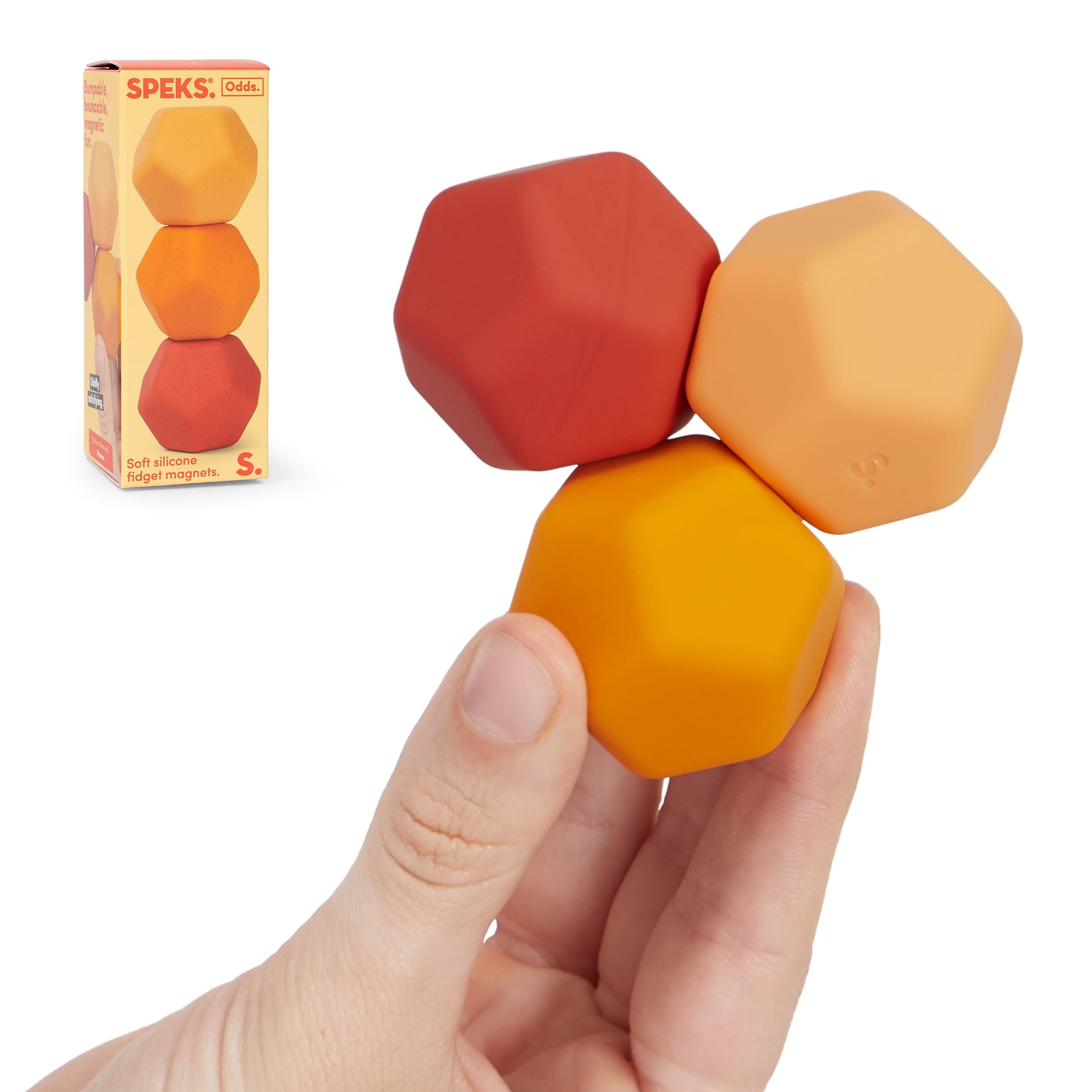 Speks Odds Soft Silicone Fidget Magnets | Silent Fidget Toys for Adults Ages 14+ | Textured Magne... | Amazon (US)
