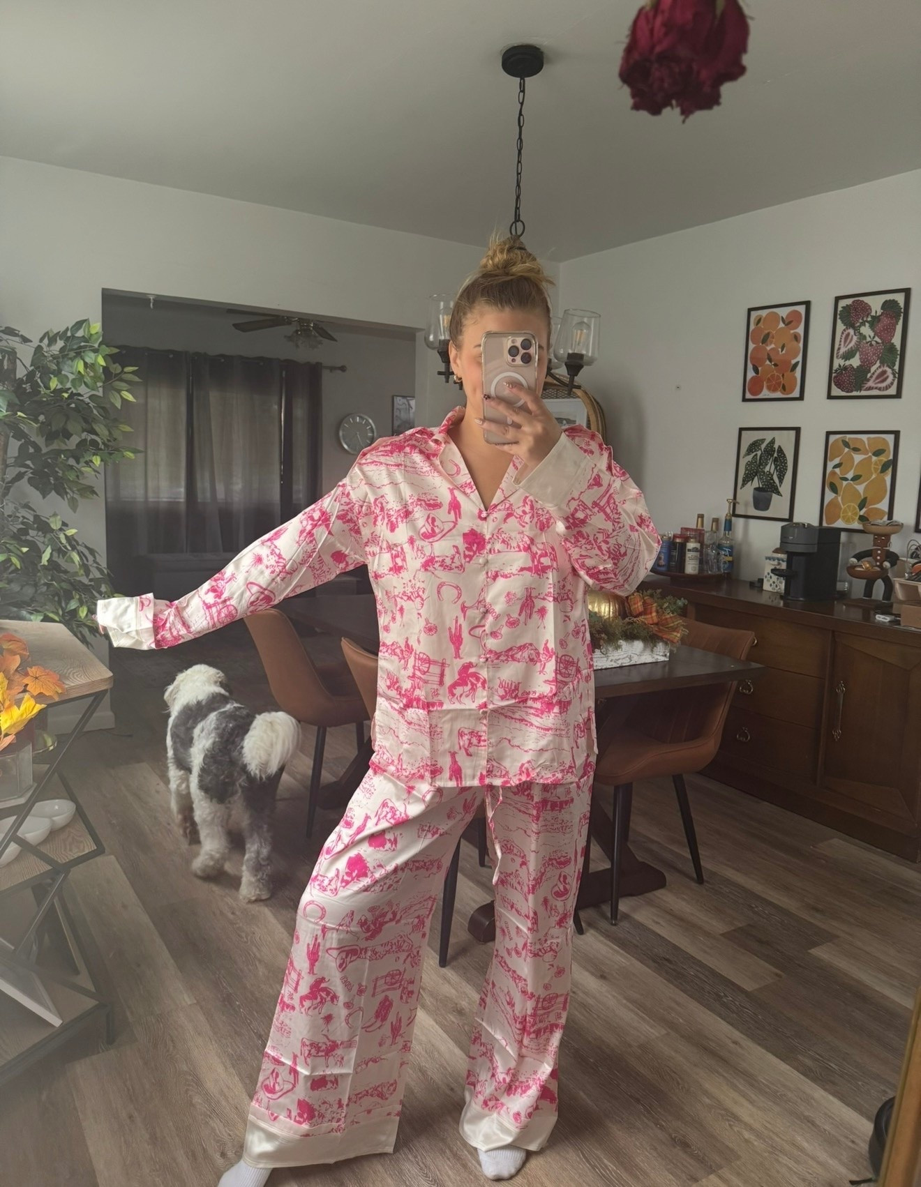 Matching silk pj set 💕

#LTKdayinmylife #LTKmorningroutine #LTKootd
