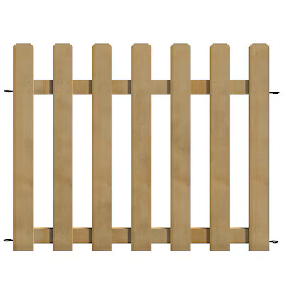YARDLINK 2.83-ft x 3.79-ft Cedar Dog Ear Fence Panel Lowes.com | Lowe's